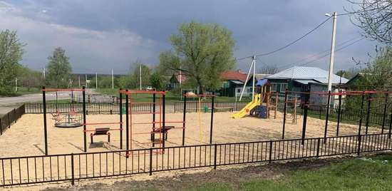 На улице Фёдоровка появилась новая детская площадка!