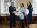 Дронова Юлия заняла второе место в конкурсе сочинений "Честно Родине служить"