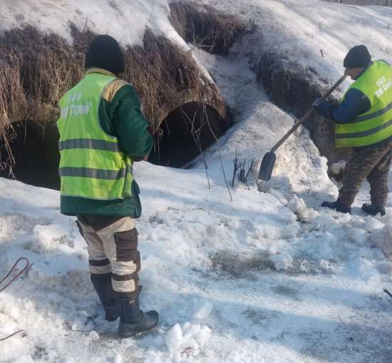 В Романовском районе идет подготовка к весеннему паводку. 