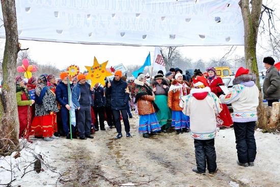 25 февраля в с.Подгорное прошел районный праздник "Зимние забавы"
